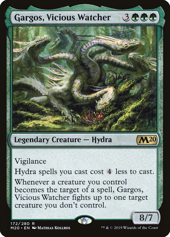 Gargos Vicious Watcher 172 (Core Set 2020)  - Foil | Good Games Adelaide SA