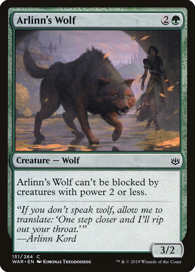 Arlinn's Wolf [War of the Spark] | Good Games Adelaide SA