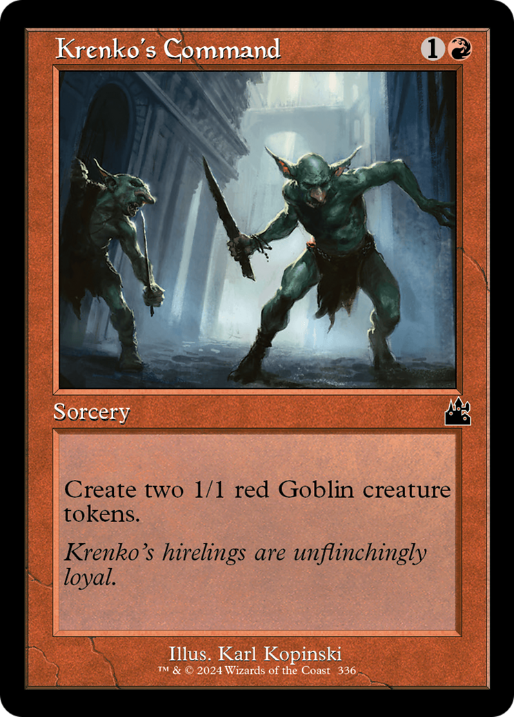 Krenko's Command (Retro Frame) [Ravnica Remastered] | Good Games Adelaide SA