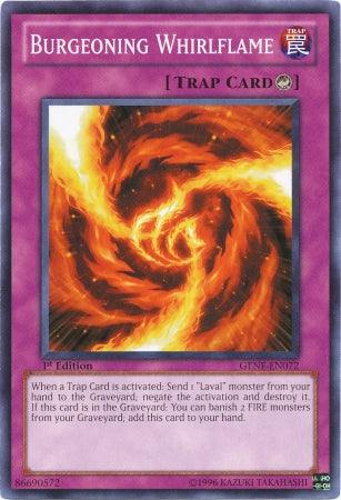 Burgeoning Whirlflame [GENF-EN072] Common | Good Games Adelaide SA
