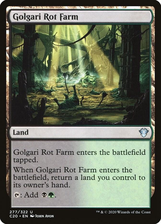 Golgari Rot Farm 277 (Commander 2020)  | Good Games Adelaide SA