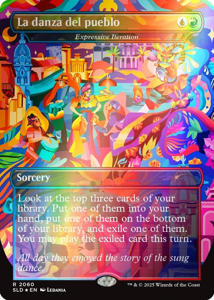 La danza del pueblo Expressive Iteration Rainbow Foil 2060 (Secret Lair Drop Series)  - Foil | Good Games Adelaide SA
