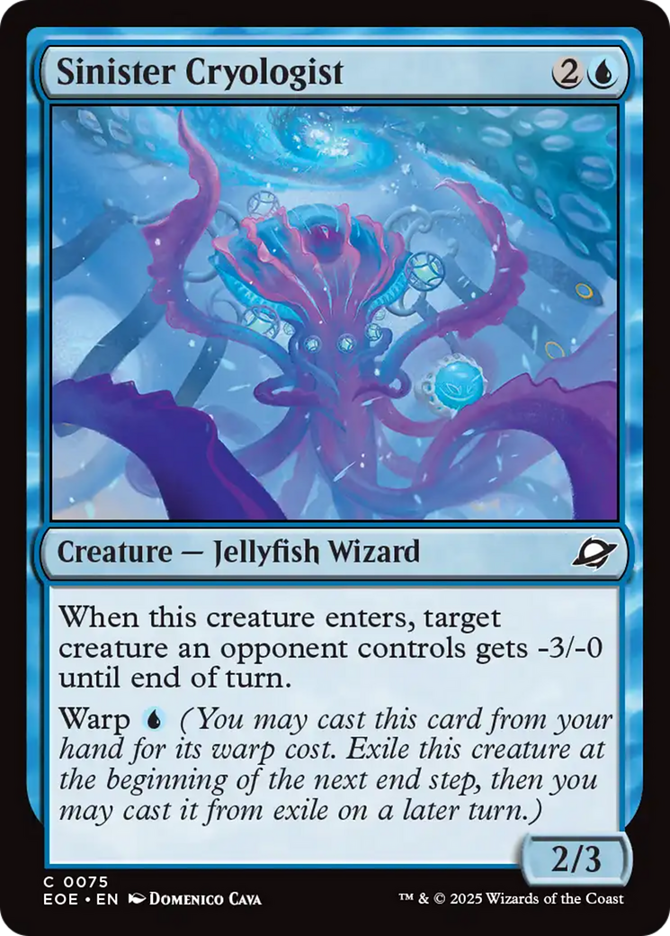 Sinister Cryologist [Edge of Eternities] | Good Games Adelaide SA