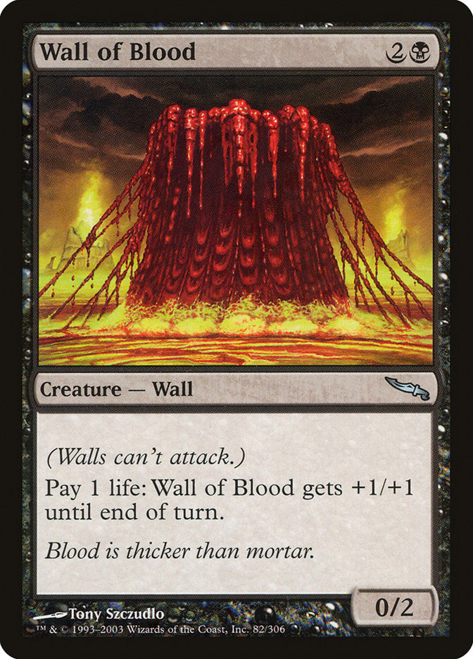 Wall of Blood 82 (Mirrodin)  | Good Games Adelaide SA