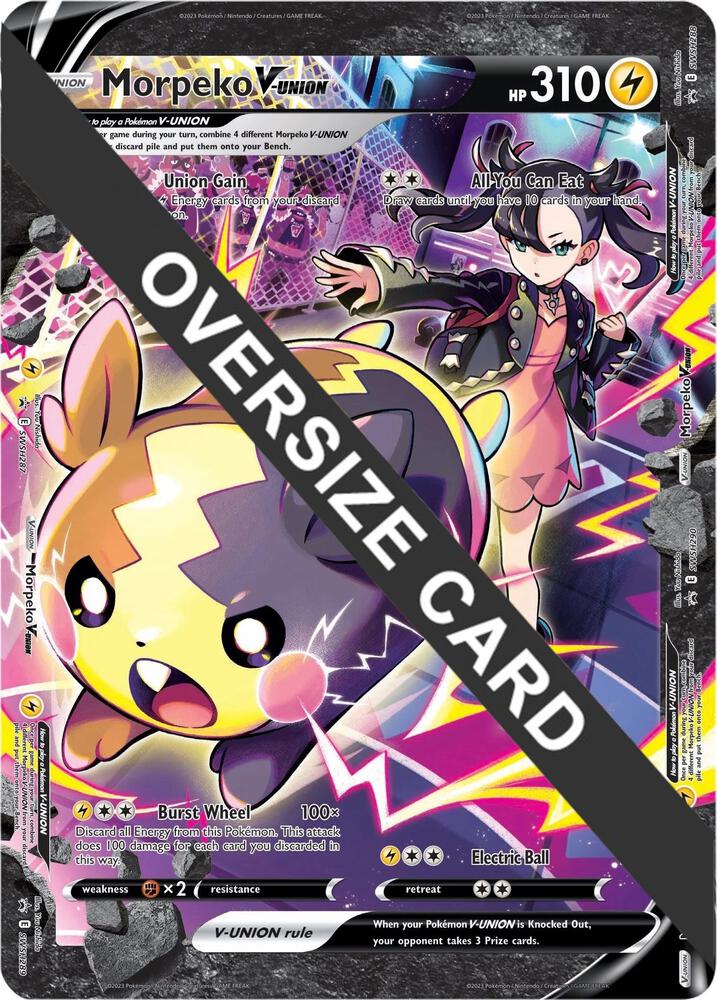 Morpeko V Union SWSH287 290 SWSH290 (Jumbo Cards)  - Holofoil | Good Games Adelaide SA
