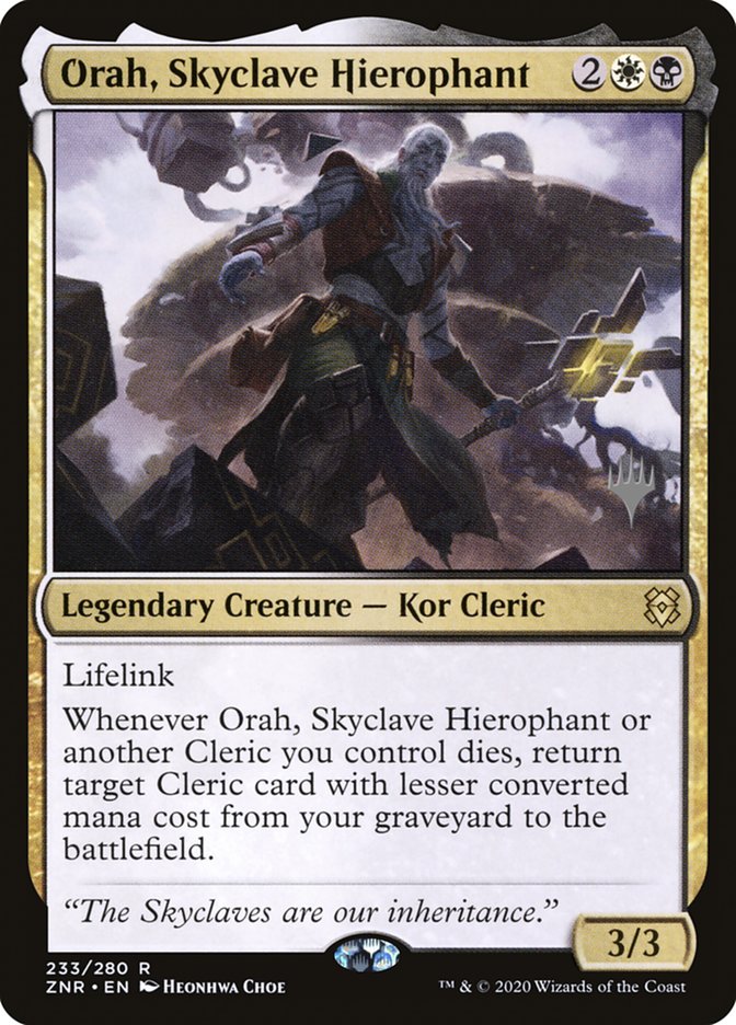 Orah, Skyclave Hierophant (Promo Pack) [Zendikar Rising Promos] | Good Games Adelaide SA