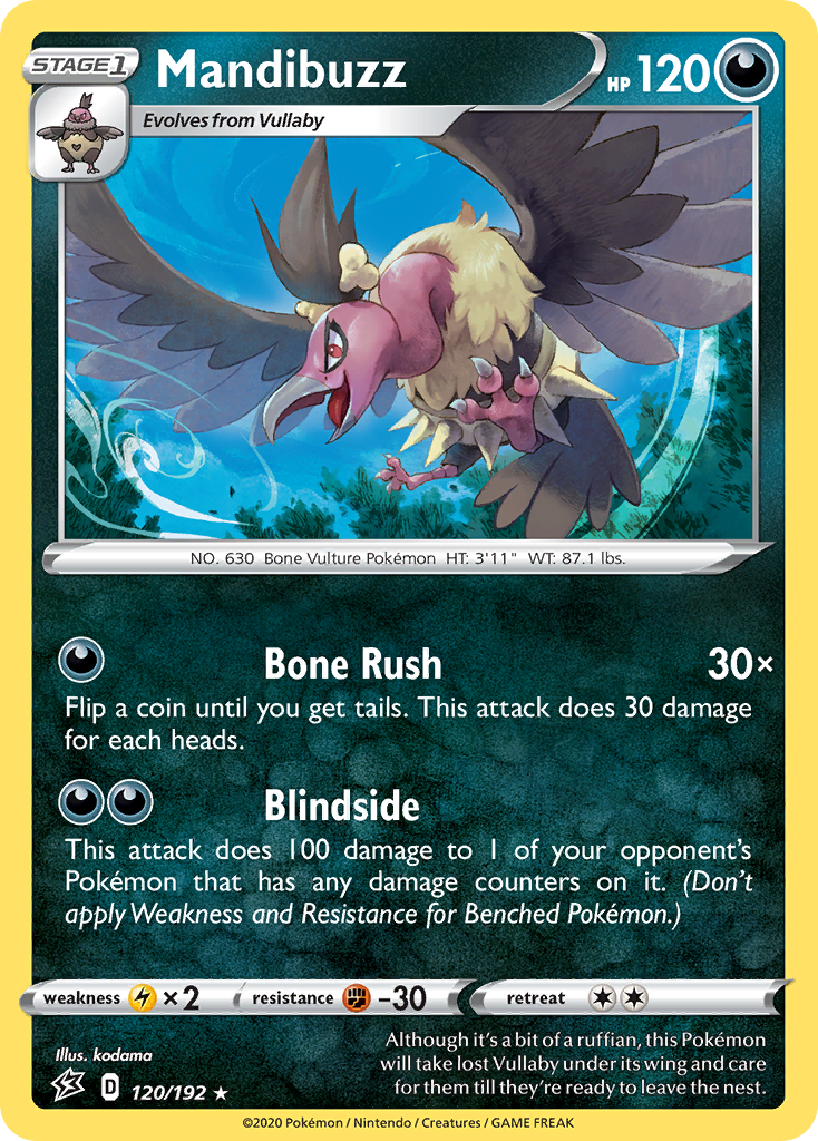 Mandibuzz (120/192) [Sword & Shield: Rebel Clash] | Good Games Adelaide SA
