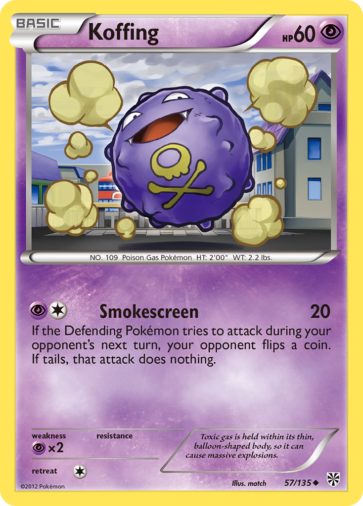Koffing (57/135) [Black & White: Plasma Storm] | Good Games Adelaide SA