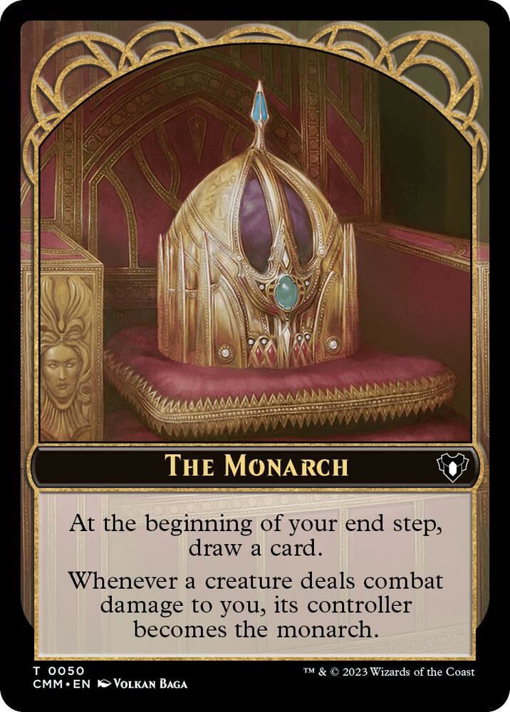 The Monarch Elf Druid Double Sided Token 50 // 32 (Commander Masters)  - Foil | Good Games Adelaide SA