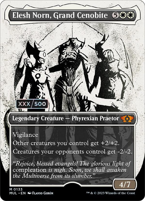 Elesh Norn, Grand Cenobite Serialized 133 (March of the Machine: Multiverse Legends)  - Double Rainbow Foil | Good Games Adelaide SA