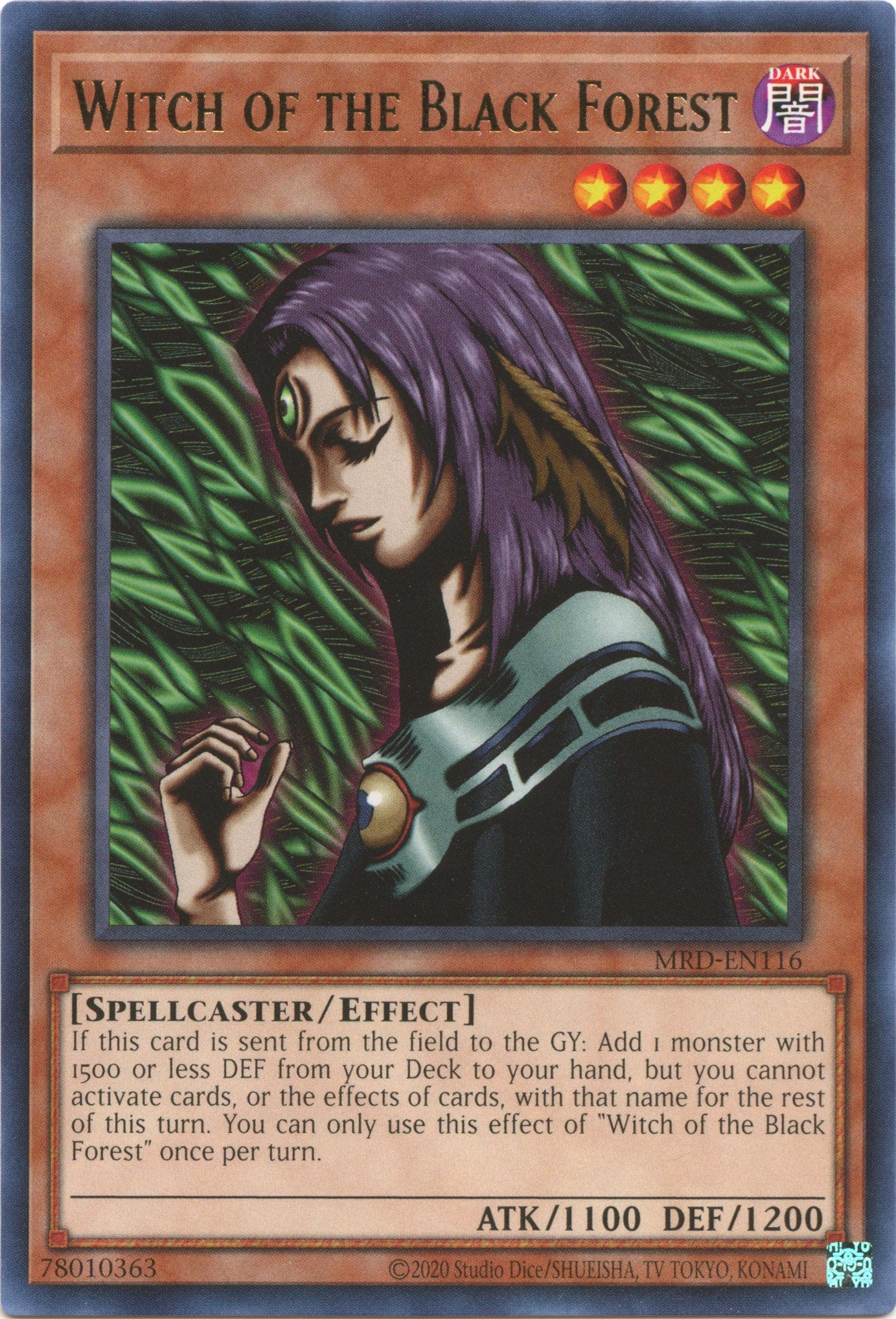 Witch of the Black Forest (25th Anniversary) [MRD-EN116] Rare | Good Games Adelaide SA