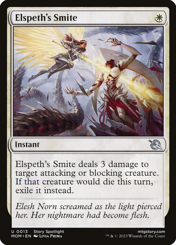 Elspeth's Smite 13 (March of the Machine)  - Foil | Good Games Adelaide SA