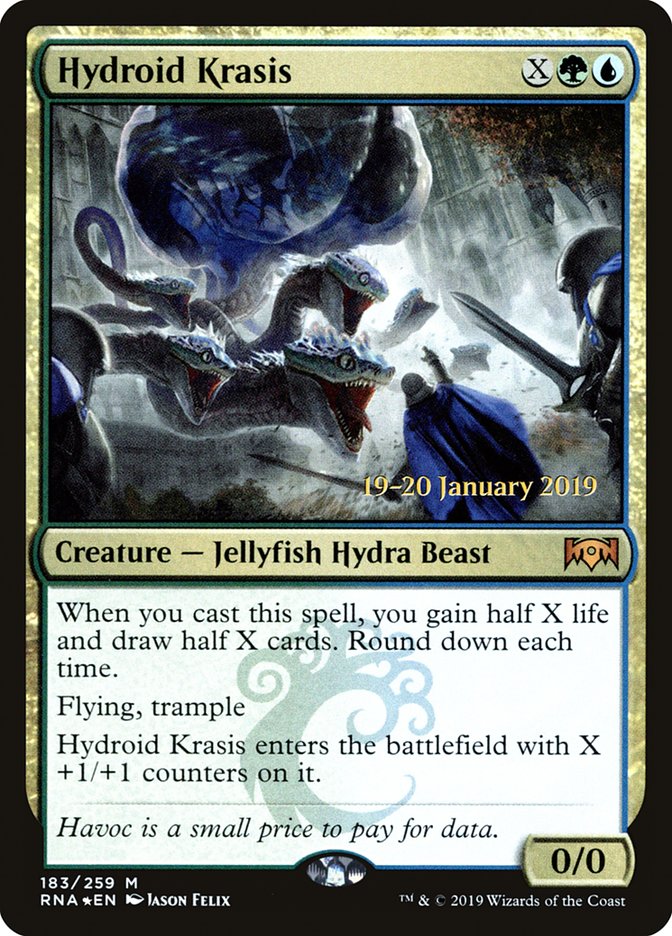 Hydroid Krasis [Ravnica Allegiance Prerelease Promos] | Good Games Adelaide SA