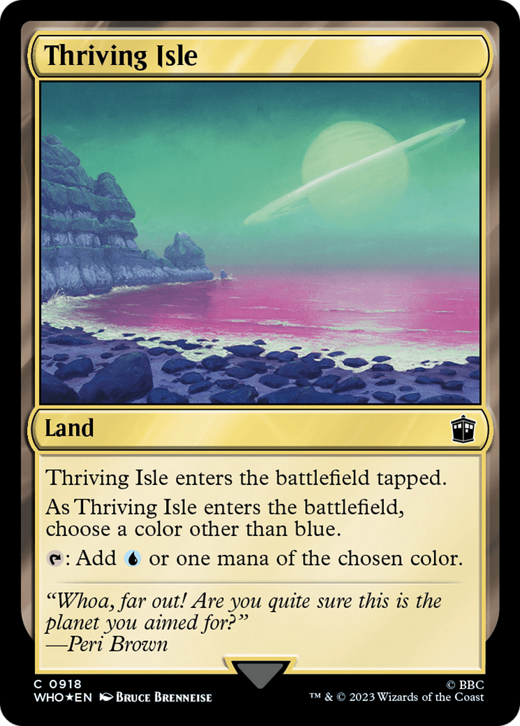 Thriving Isle (Surge Foil) [Doctor Who] | Good Games Adelaide SA