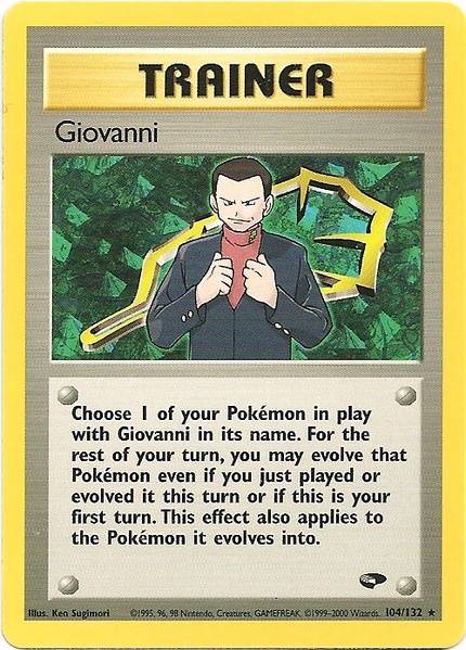 Giovanni (104/132) [Gym Challenge Unlimited] | Good Games Adelaide SA