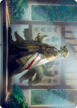 Light Paws Emperors Voice Art Card 23 (Art Series: Kamigawa: Neon Dynasty)  | Good Games Adelaide SA