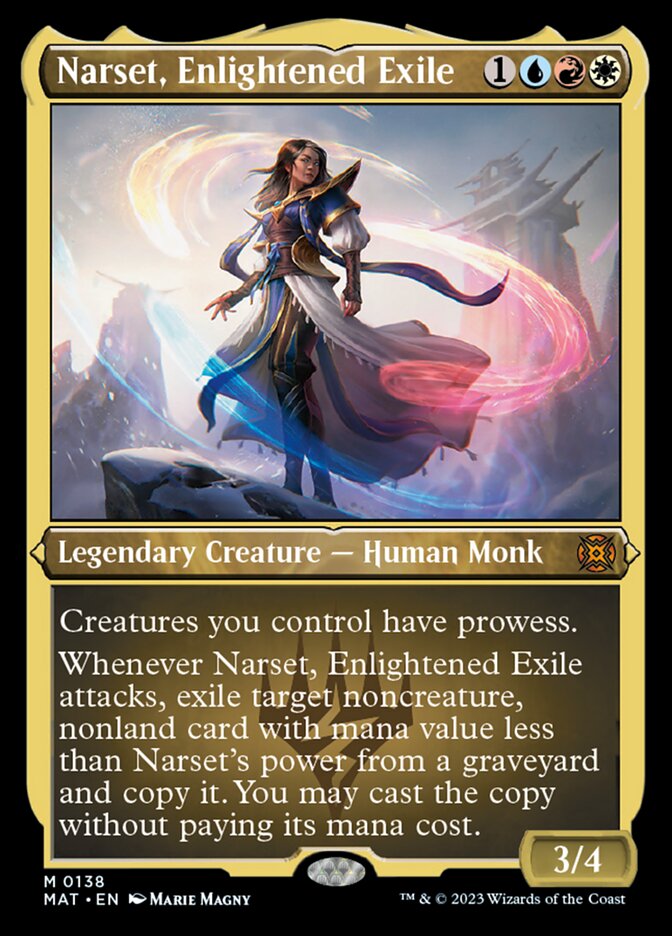 Narset, Enlightened Exile (Foil Etched) [March of the Machine: The Aftermath] | Good Games Adelaide SA