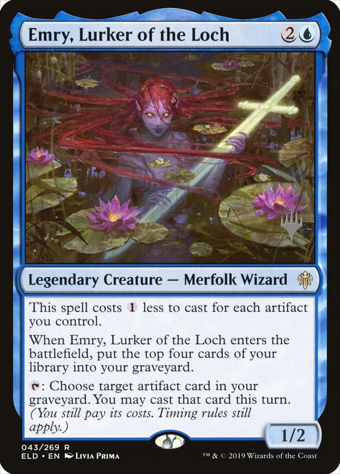 Emry, Lurker of the Loch (Promo Pack) [Throne of Eldraine Promos] | Good Games Adelaide SA