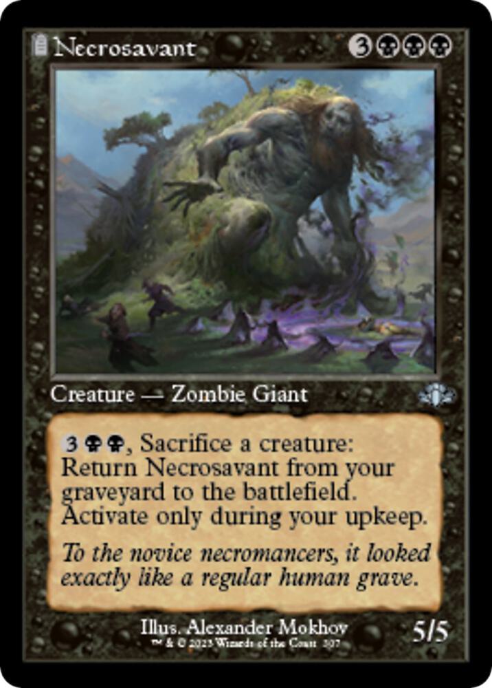 Necrosavant Retro Frame 307 (Dominaria Remastered)  | Good Games Adelaide SA