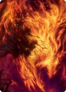 Stoke the Flames Art Card 38 (Art Series: March of the Machine)  | Good Games Adelaide SA