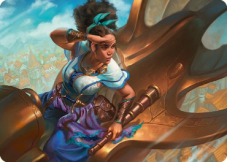Talas Lookout Art Card [Dominaria United Art Series] | Good Games Adelaide SA