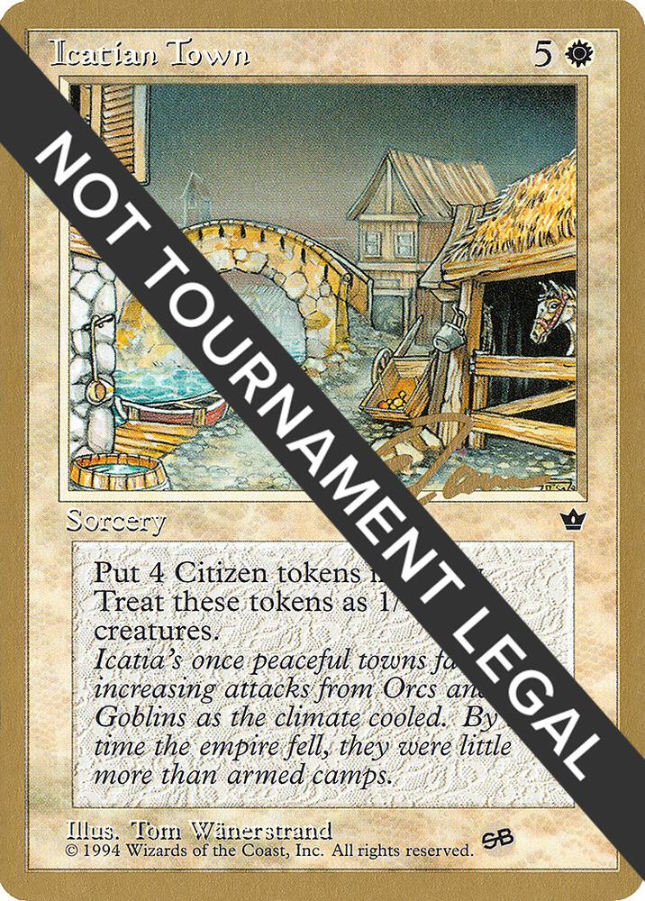 Icatian Town 1996 Eric Tam FEM SB  (World Championship Decks)  | Good Games Adelaide SA
