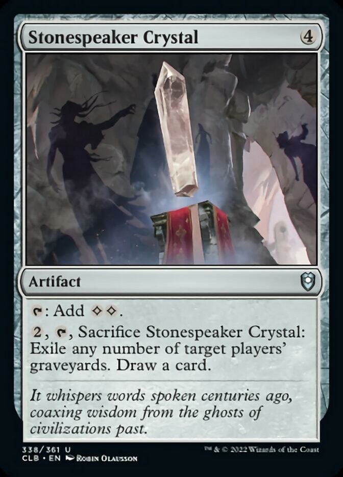 Stonespeaker Crystal [Commander Legends: Battle for Baldur's Gate] | Good Games Adelaide SA