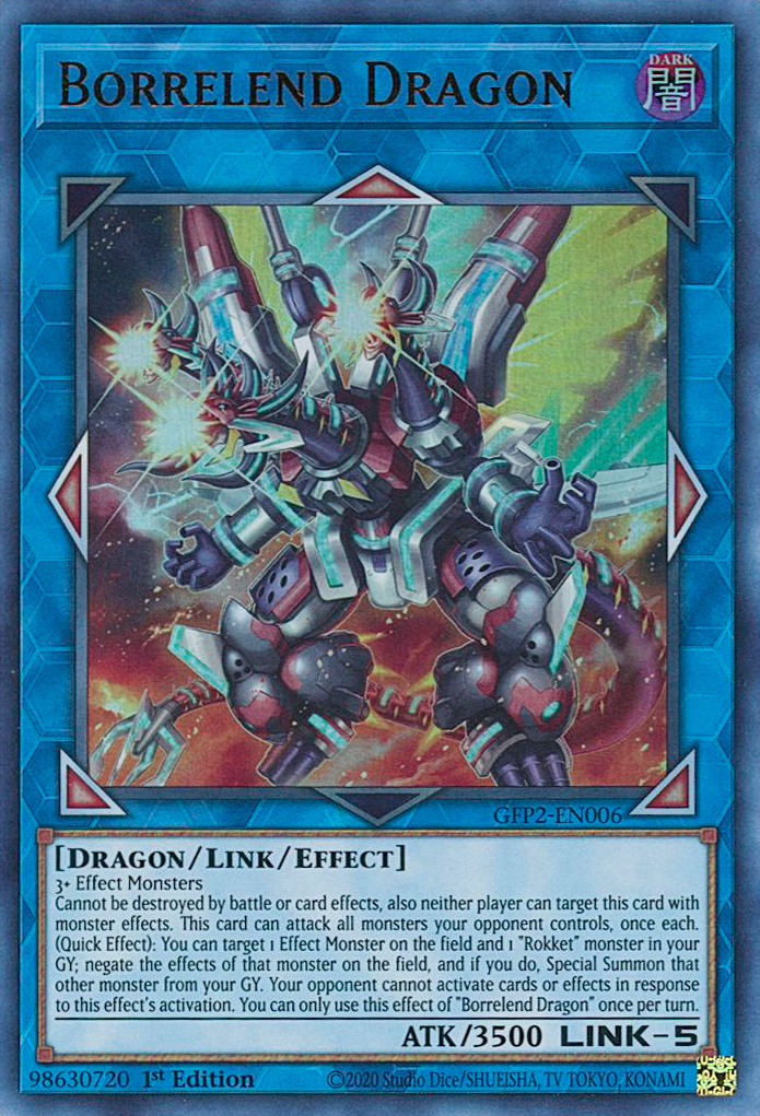 Borrelend Dragon [GFP2-EN006] Ultra Rare | Good Games Adelaide SA