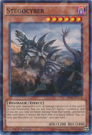 Stegocyber [BP03-EN114] Shatterfoil Rare | Good Games Adelaide SA