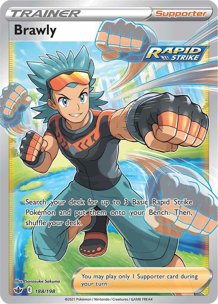 Brawly Full Art 188/198 (SWSH06: Chilling Reign)  - Holofoil | Good Games Adelaide SA