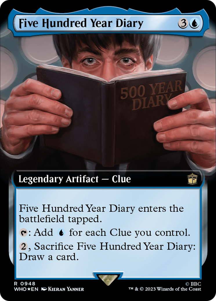 Five Hundred Year Diary (Extended Art) (Surge Foil) [Doctor Who] | Good Games Adelaide SA