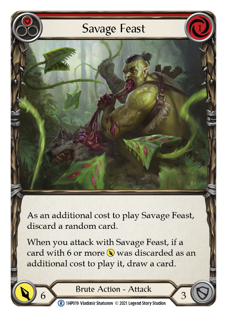 Savage Feast (Red) [1HP019] | Good Games Adelaide SA