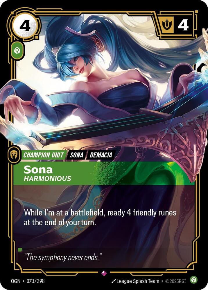 Sona Harmonious 073/298 (Origins)  - Foil | Good Games Adelaide SA