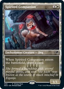 Spirited Companion 508 (Promo Pack: Kamigawa: Neon Dynasty)  - Foil | Good Games Adelaide SA