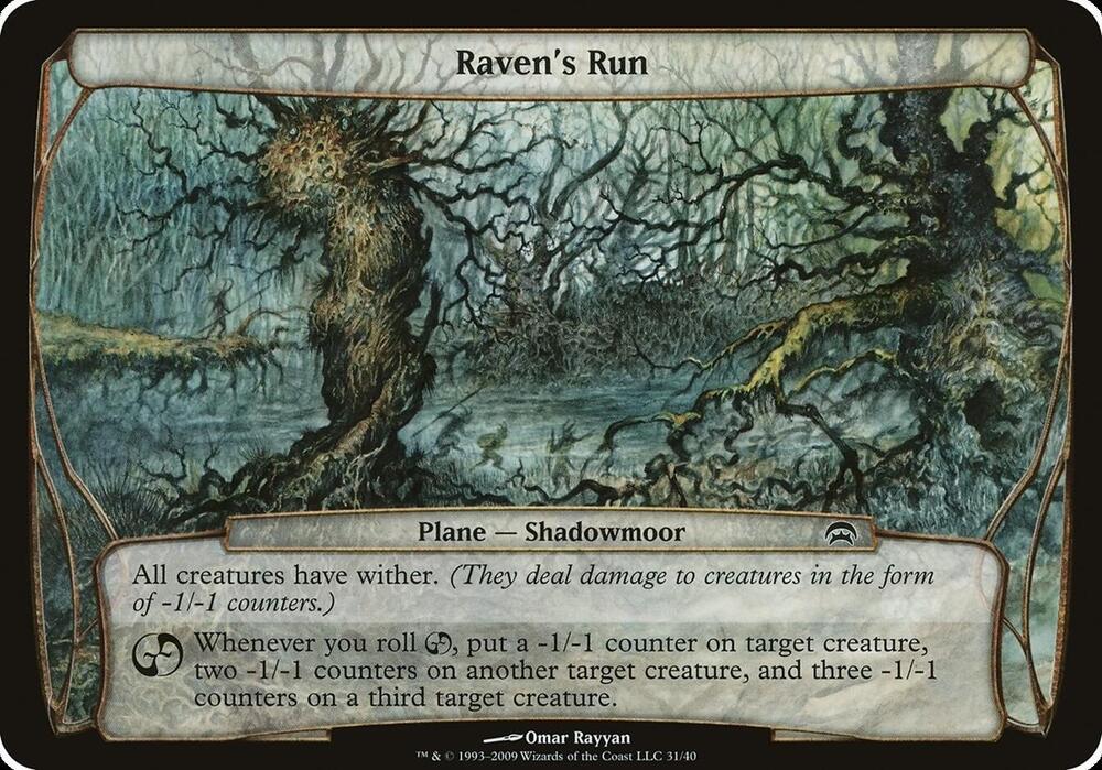 Ravens Run Planechase  (Oversize Cards)  | Good Games Adelaide SA