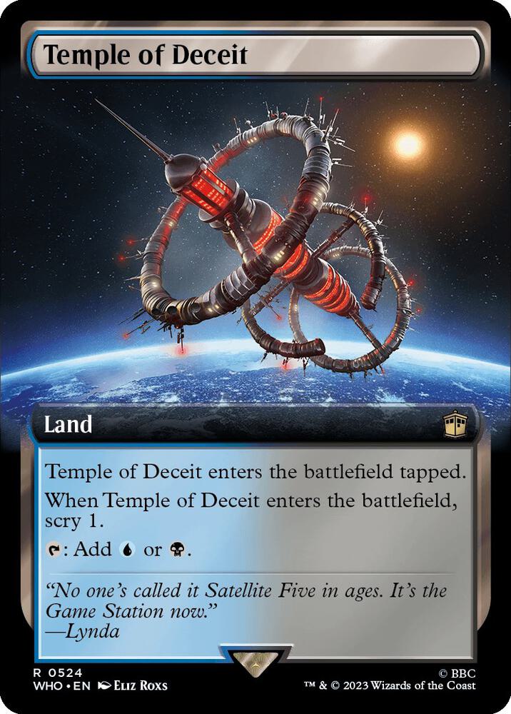 Temple of Deceit 524 (Universes Beyond: Doctor Who)  - Foil | Good Games Adelaide SA