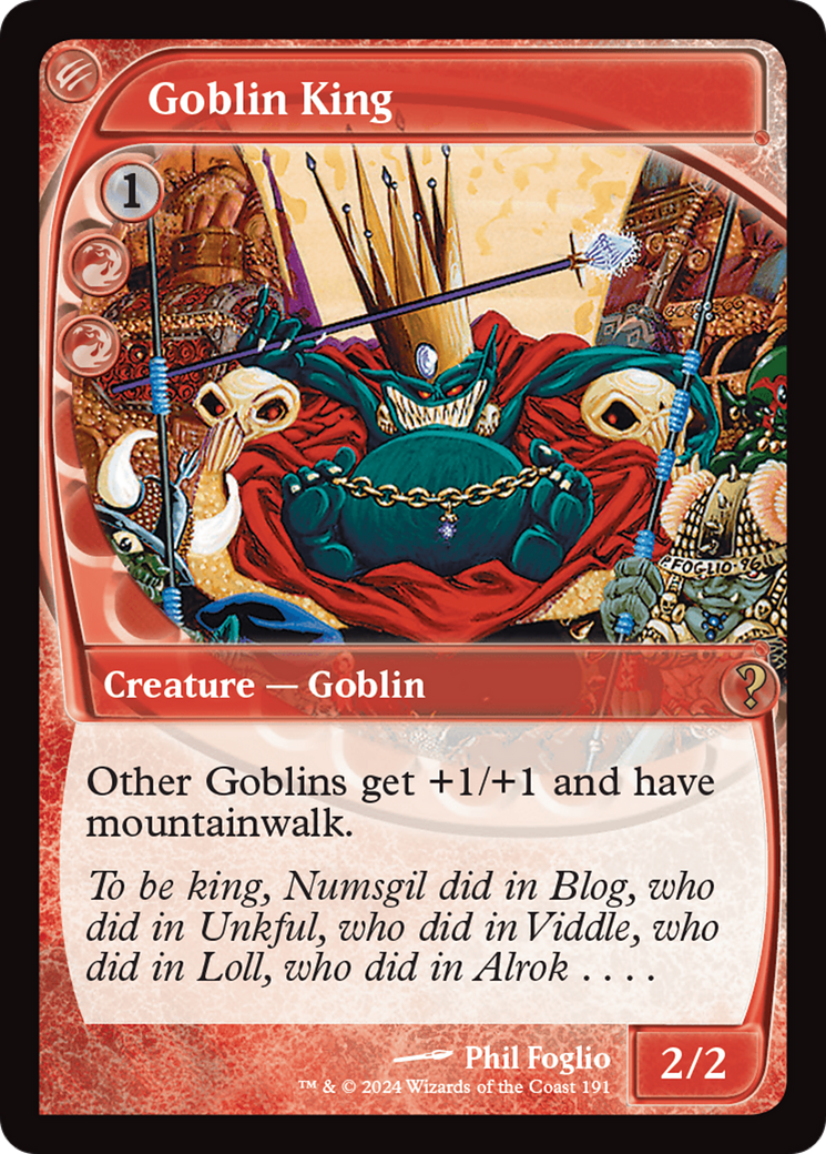 Goblin King (Future Sight) [Mystery Booster 2] | Good Games Adelaide SA