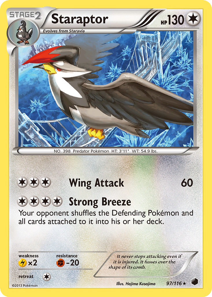 Staraptor (97/116) [Black & White: Plasma Freeze] | Good Games Adelaide SA