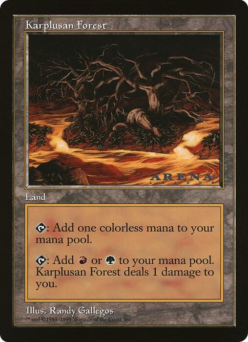 Karplusan Forest Arena League  (Oversize Cards)  | Good Games Adelaide SA