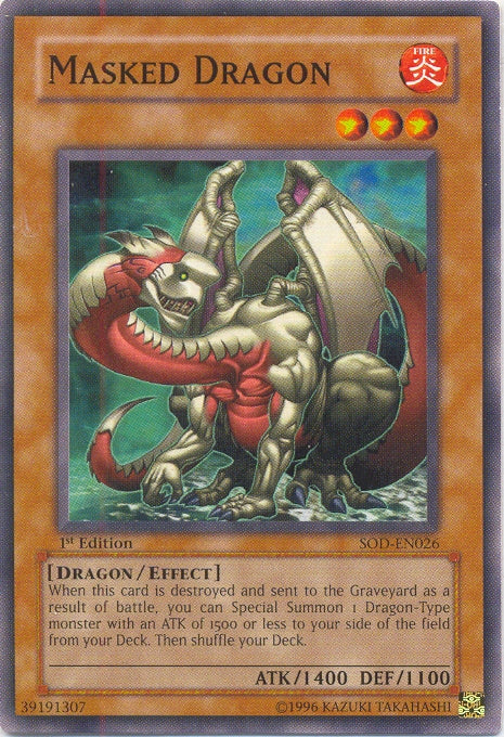 Masked Dragon [SOD-EN026] Common | Good Games Adelaide SA