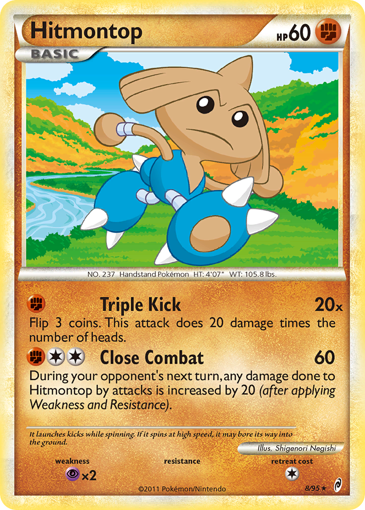 Hitmontop (8/95) [HeartGold & SoulSilver: Call of Legends] | Good Games Adelaide SA