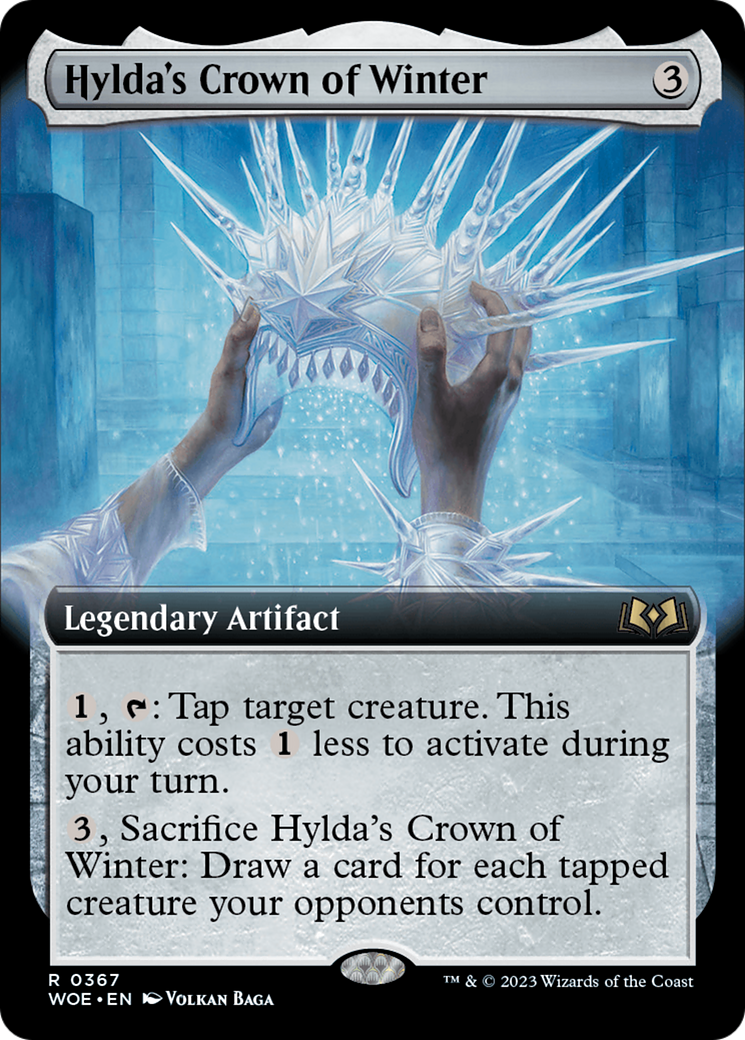 Hylda's Crown of Winter (Extended Art) [Wilds of Eldraine] | Good Games Adelaide SA