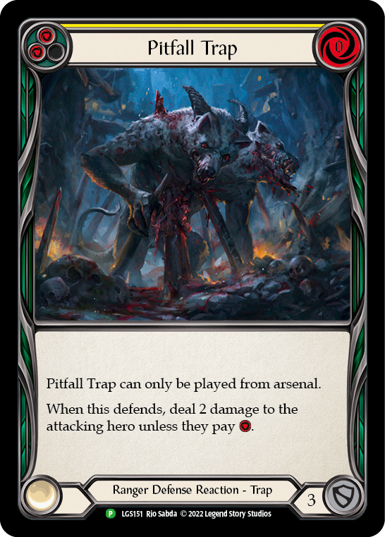 Pitfall Trap (Yellow) [LGS151] (Promo)  Rainbow Foil | Good Games Adelaide SA
