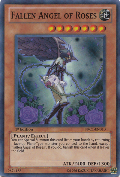 Fallen Angel of Roses [PRC1-EN010] Super Rare | Good Games Adelaide SA