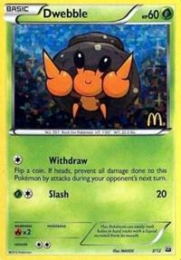 Dwebble 003/012 (McDonald's Promos 2012)  - Holofoil | Good Games Adelaide SA