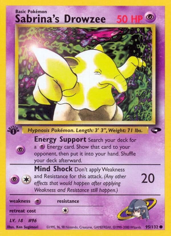 Sabrinas Drowzee 095/132 (Gym Challenge)  - 1st Edition | Good Games Adelaide SA