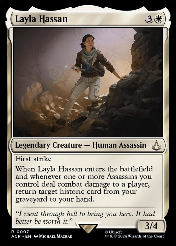 Layla Hassan 7 (Universes Beyond: Assassin's Creed)  | Good Games Adelaide SA