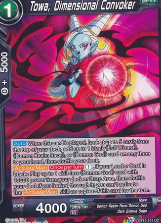 Towa, Dimensional Convoker [BT12-141] | Good Games Adelaide SA