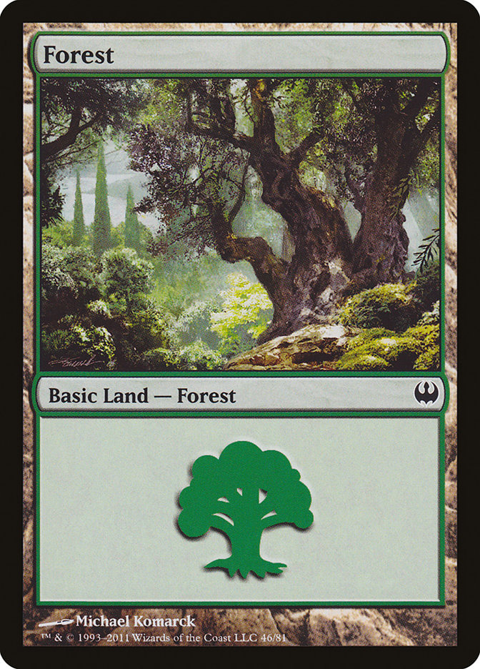 Forest (46) [Duel Decks: Knights vs. Dragons] | Good Games Adelaide SA