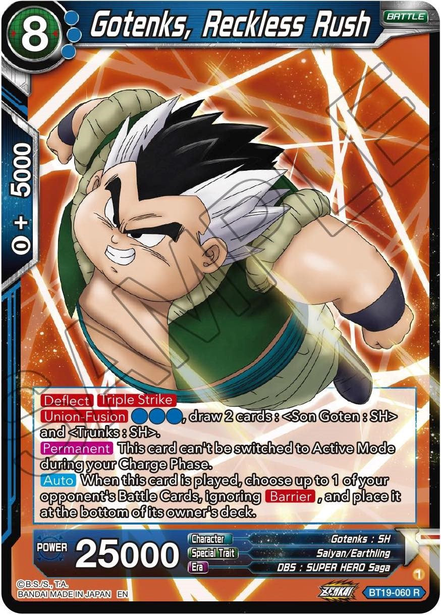 Gotenks, Reckless Rush (BT19-060) [Fighter's Ambition] | Good Games Adelaide SA